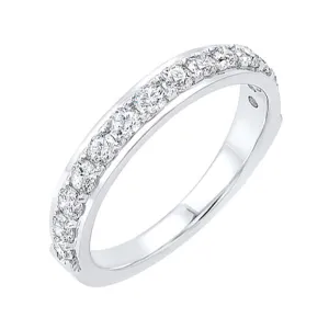 14KT WHITE GOLD DIAMOND (1/6CTW) BAND