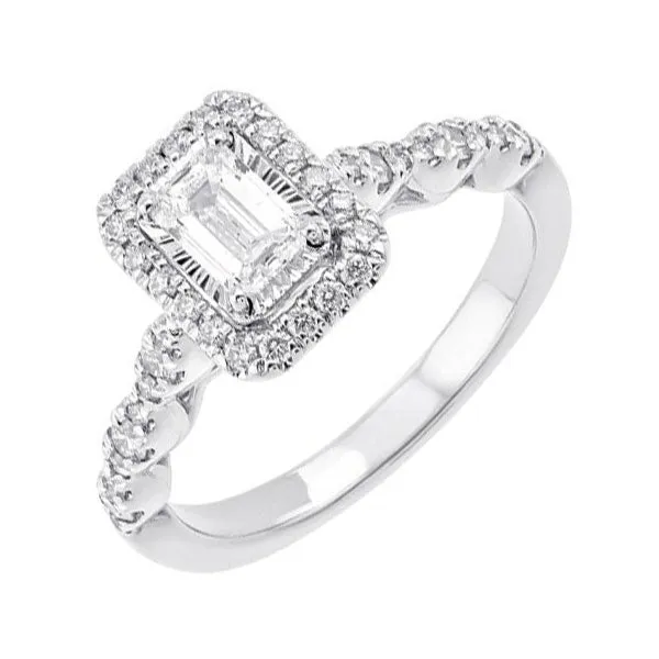 14KT WHITE GOLD DIAMOND(7/8CTW) RING