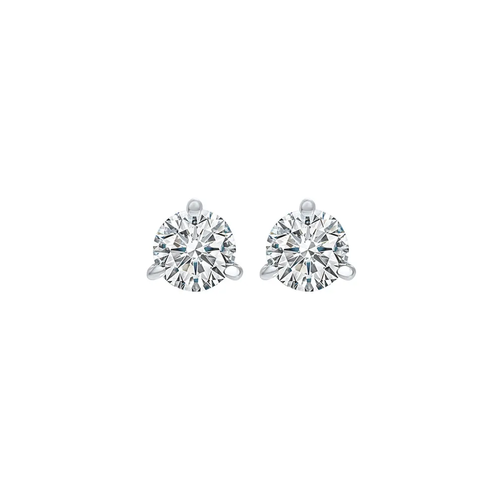 18KT WHITE GOLD DIAMOND (1/4CTW) EARRING