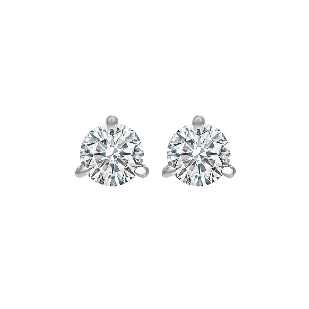 18KT WHITE GOLD DIAMOND (5/8CTW) EARRING