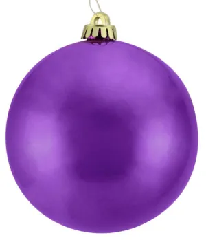 200MM Shiny Purple Ball Ornament