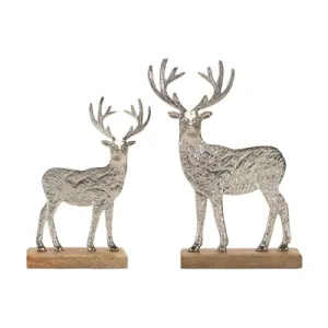 8.5-10.5" Modern Outline Aluminum Deer