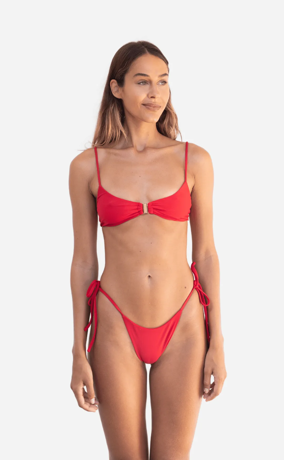 Bare Scarlet Red - Bralette Bikini Top