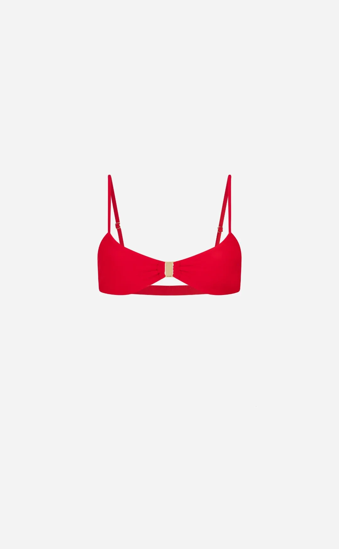 Bare Scarlet Red - Bralette Bikini Top