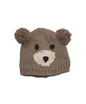 Boy's Knitted Bear Hat