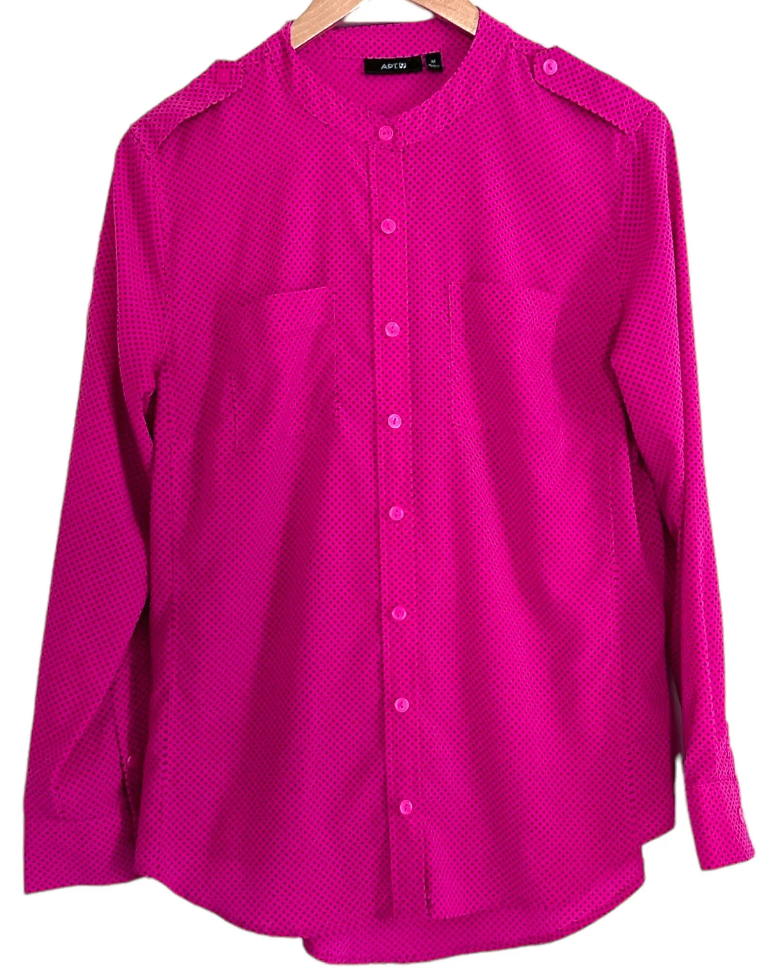 Bright Winter Diamond Print Button Down Shirt