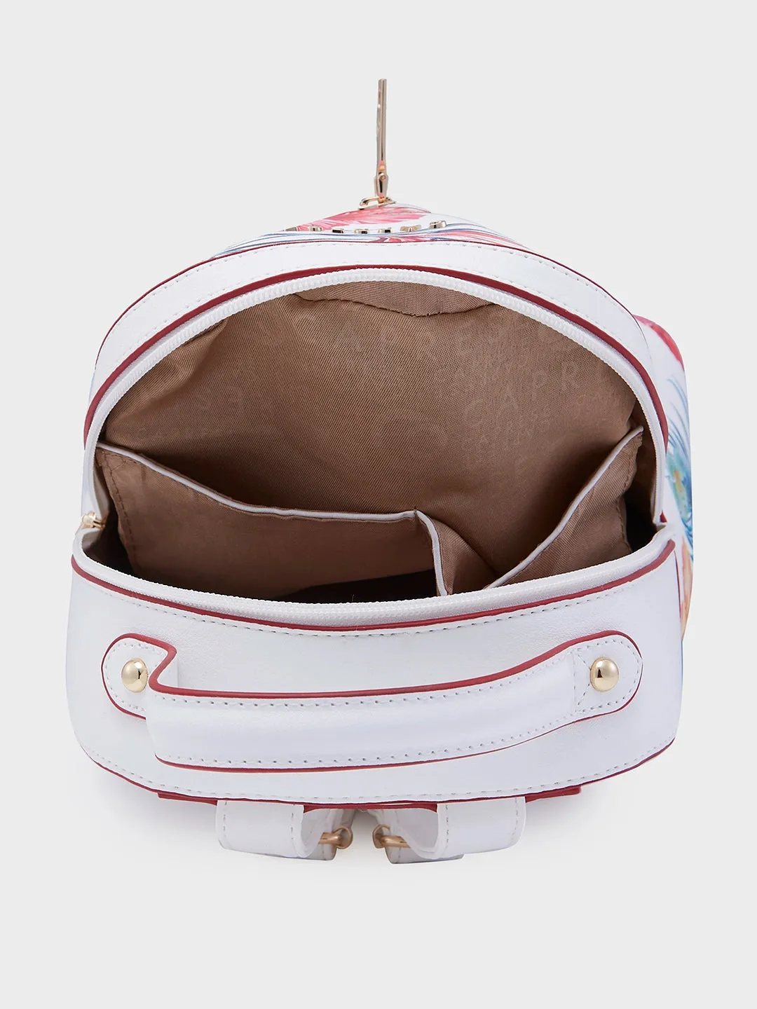 Caprese Renee Fashion Backpack Medium | Women'S Stylish Backpack White