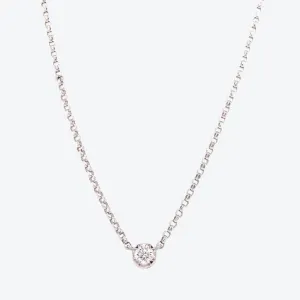 Classic diamond necklace 0.15ct