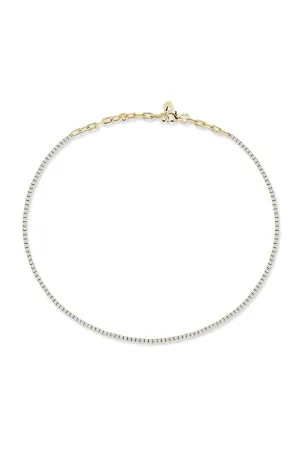 Classic Diamond Tennis Necklace