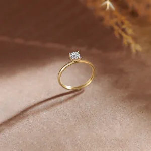 Classic Round Diamond Ring