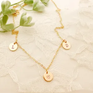 DAINTY DISK NECKLACE