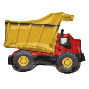 Dump Truck SuperShape Foil Balloon