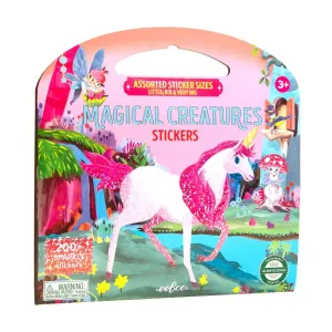 eeBoo Shiny Sticker Book - Magical Creatures