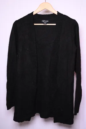 Elegant Plain Black Acrylic Shrug