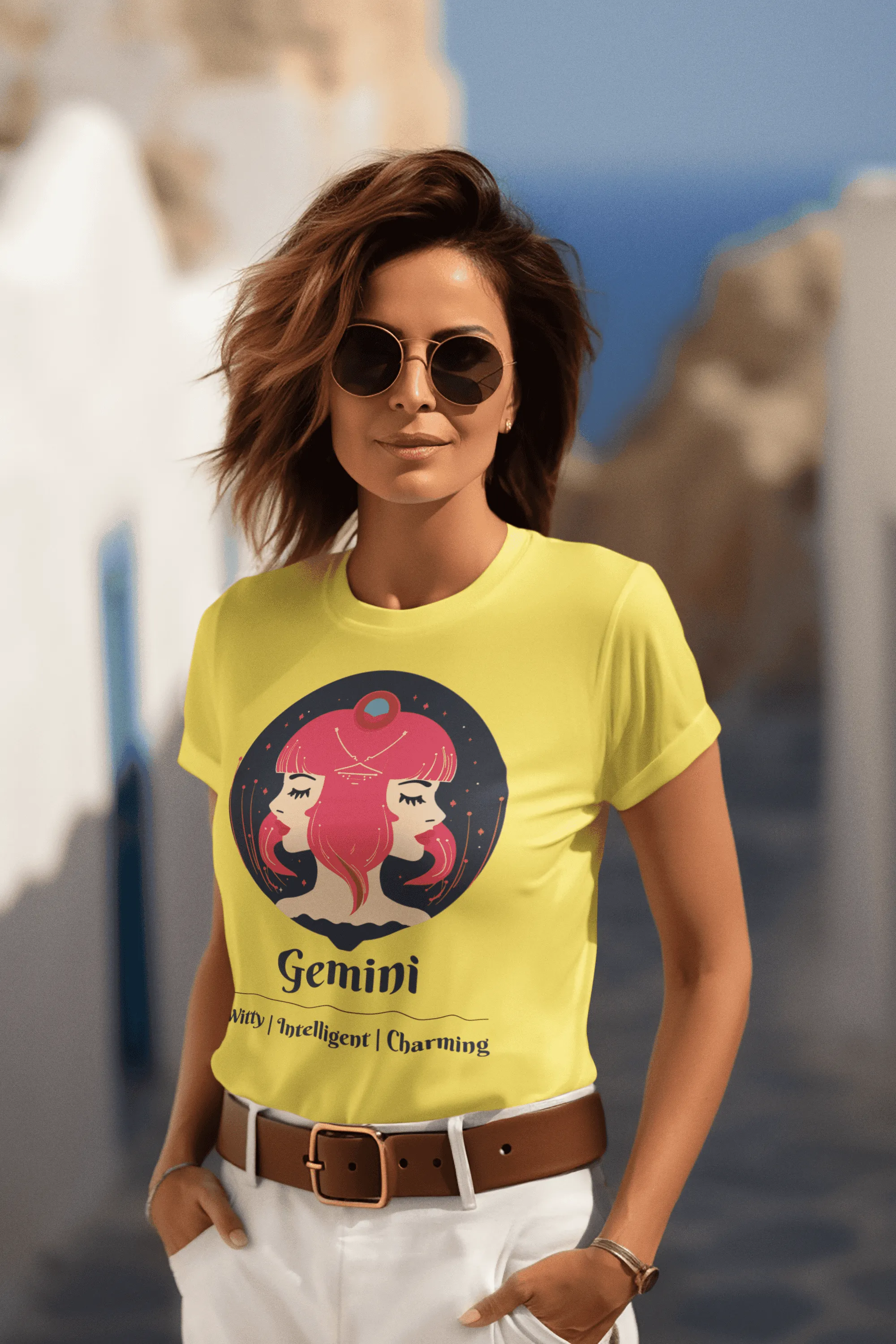 Gemini - Stylish and Charismatic Zodiac Women's cotton Tee