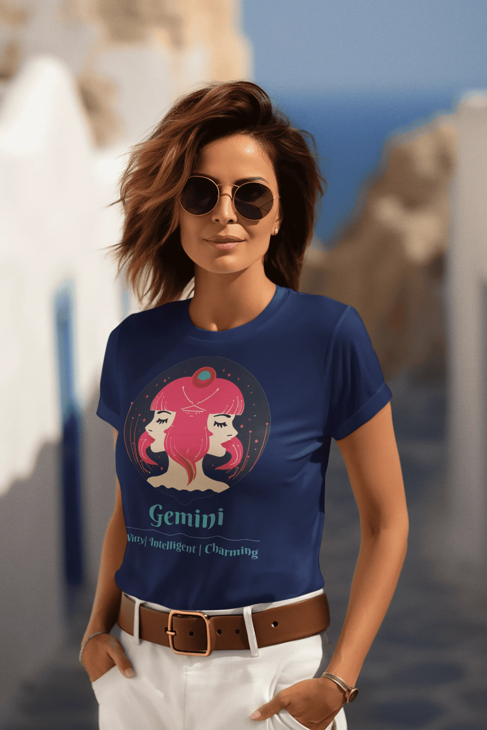 Gemini - Stylish and Charismatic Zodiac Women's cotton Tee