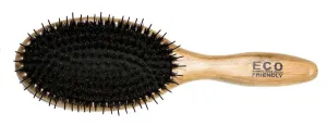 Hairbrush With Natural Bristles, Large