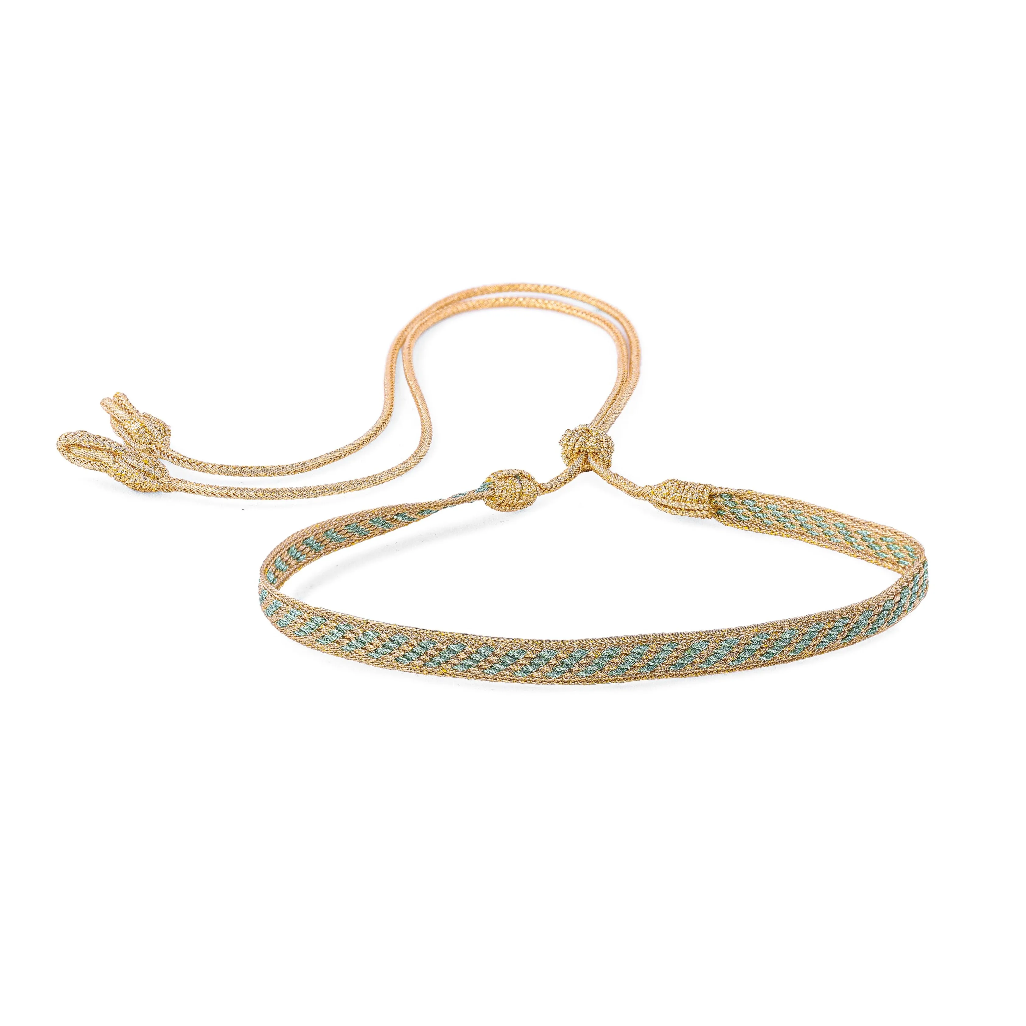 Izy n°2 Choker in Gold Basil