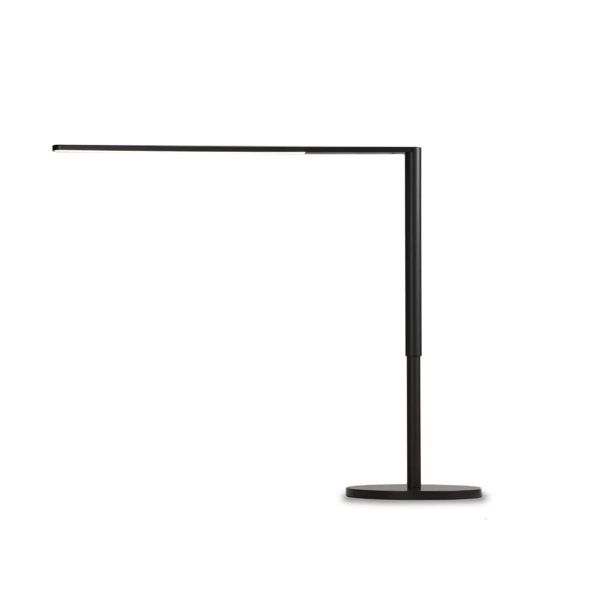 Lady7 Metallic Black Contemporary LED Desk Lamp and USB Port