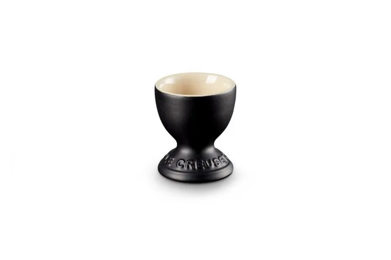 Le Creuset Stoneware Egg Cup Satin Black