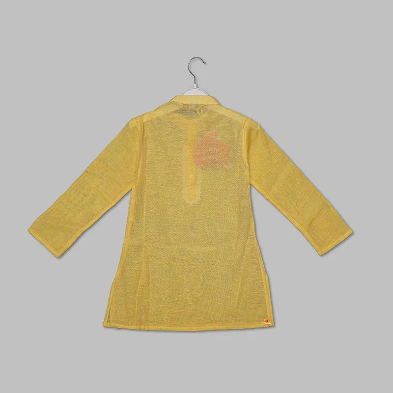 Lemon & Green Boys Kurta Pajama