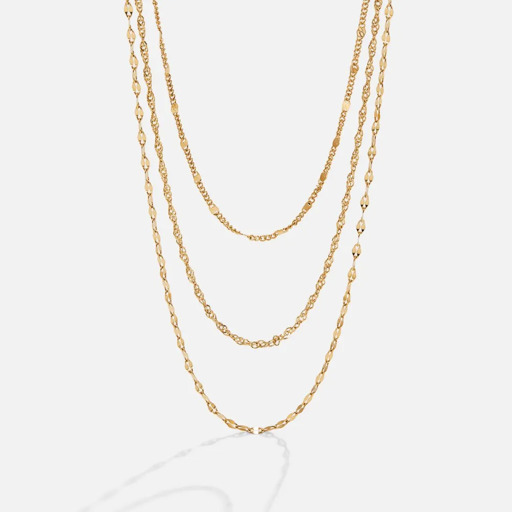 Lila Multi Chain Necklace