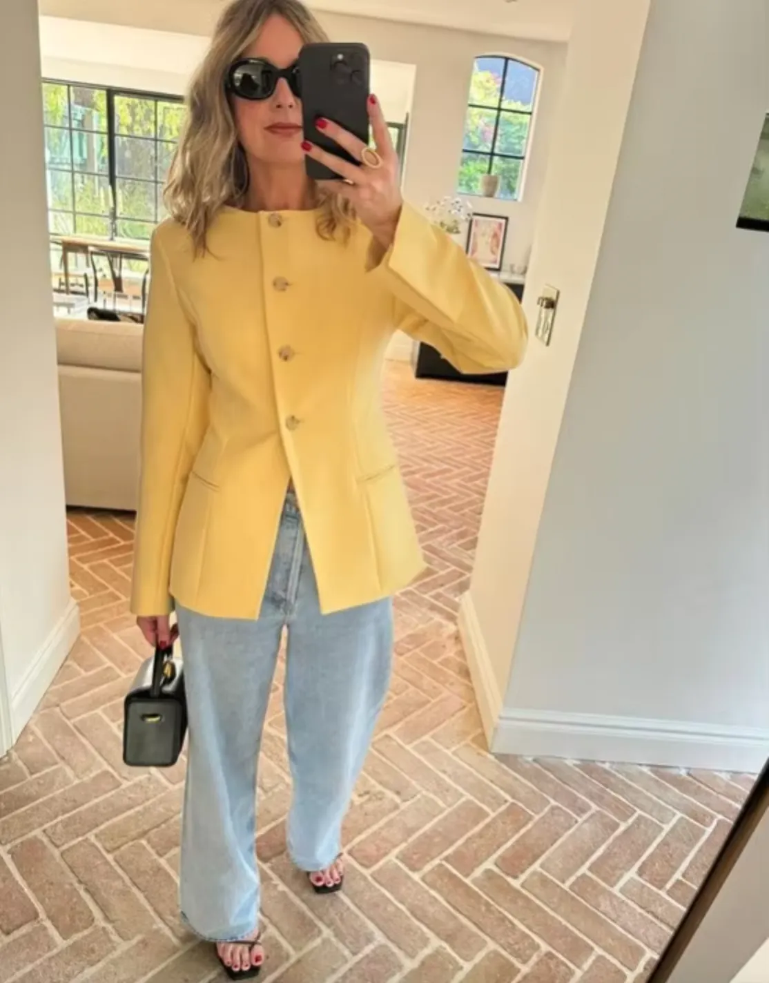 Madoline Blazer in Yellow