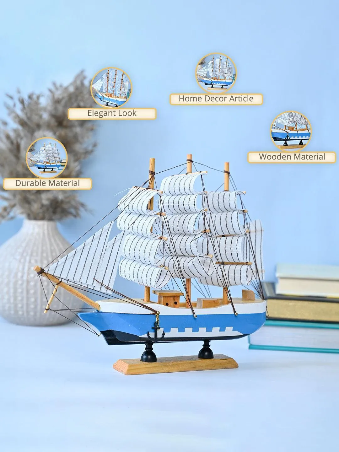 Market99 Stylish Decorative Ship Showpiece