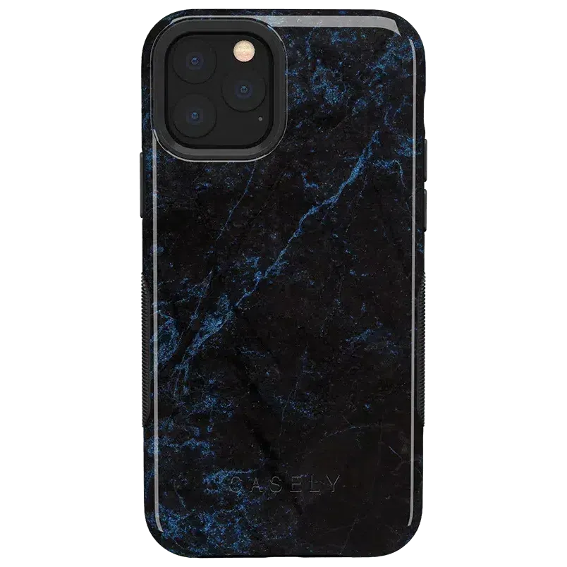 Midnight Marble | Black & Navy Case