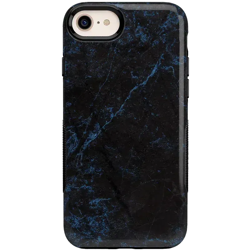 Midnight Marble | Black & Navy Case