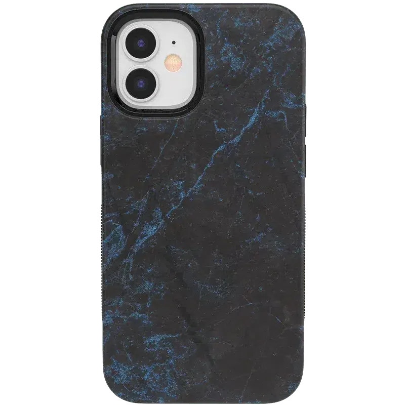 Midnight Marble | Black & Navy Case