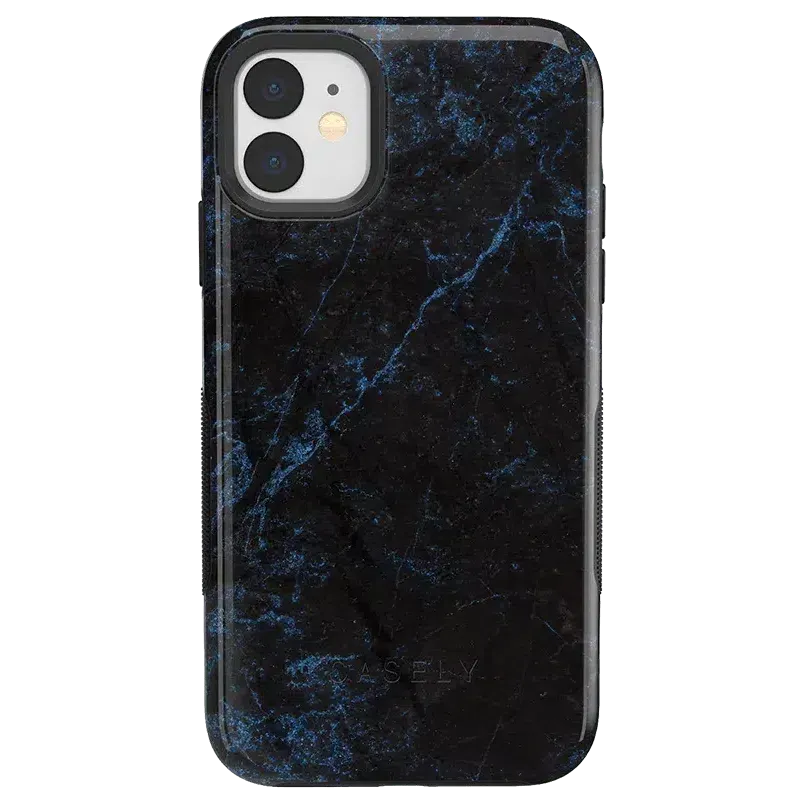 Midnight Marble | Black & Navy Case