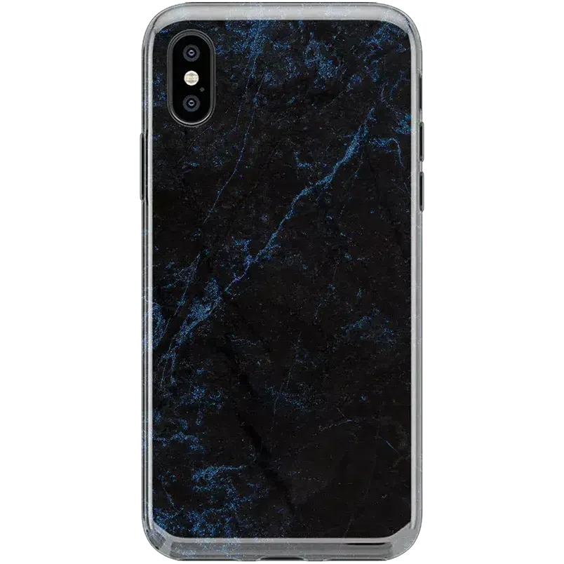 Midnight Marble | Black & Navy Case