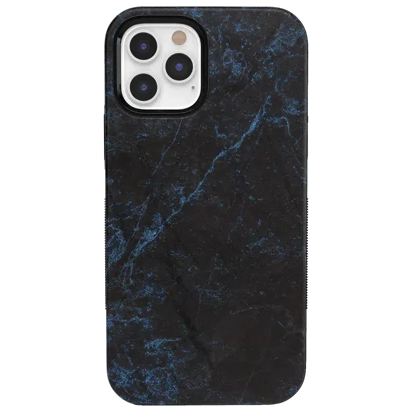 Midnight Marble | Black & Navy Case