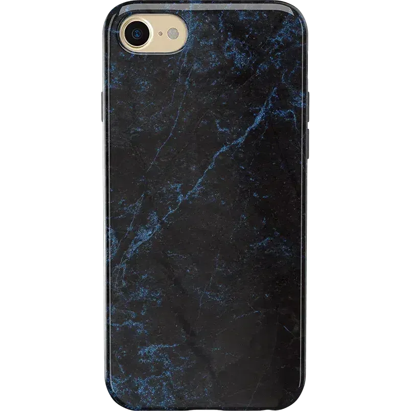 Midnight Marble | Black & Navy Case