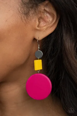 Paparazzi Earring ~ Modern Materials - Multi