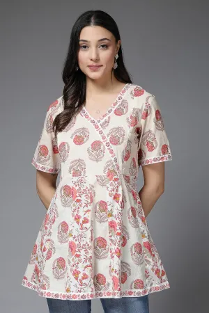 Pure Cotton Printed Maternity Feeding Top