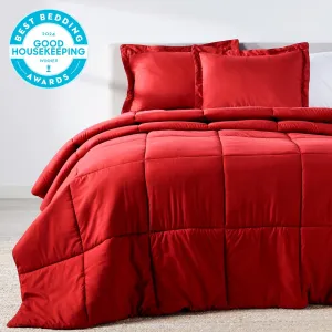 Red Velvet Oversized Comforter Set