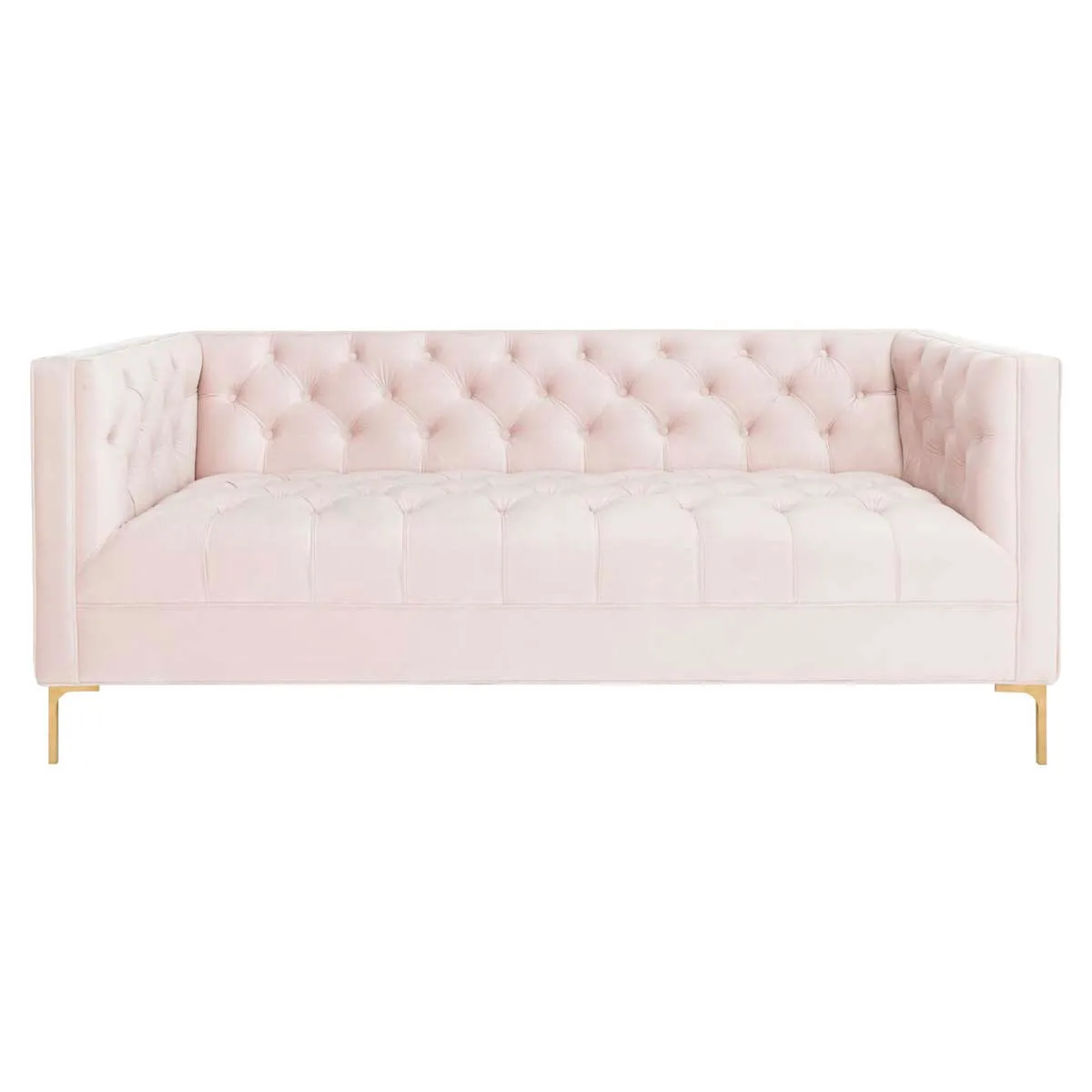 Safavieh Couture Vydia Velvet Tufted Sofa, SFA1002