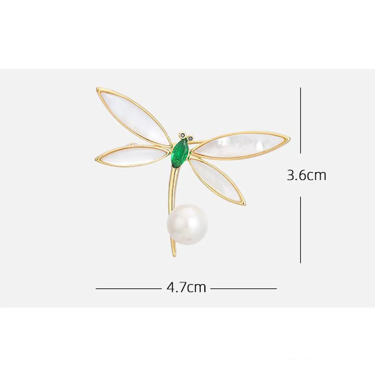 Simple Elegant Dragonfly Brooch