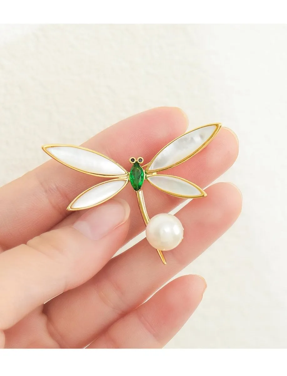 Simple Elegant Dragonfly Brooch