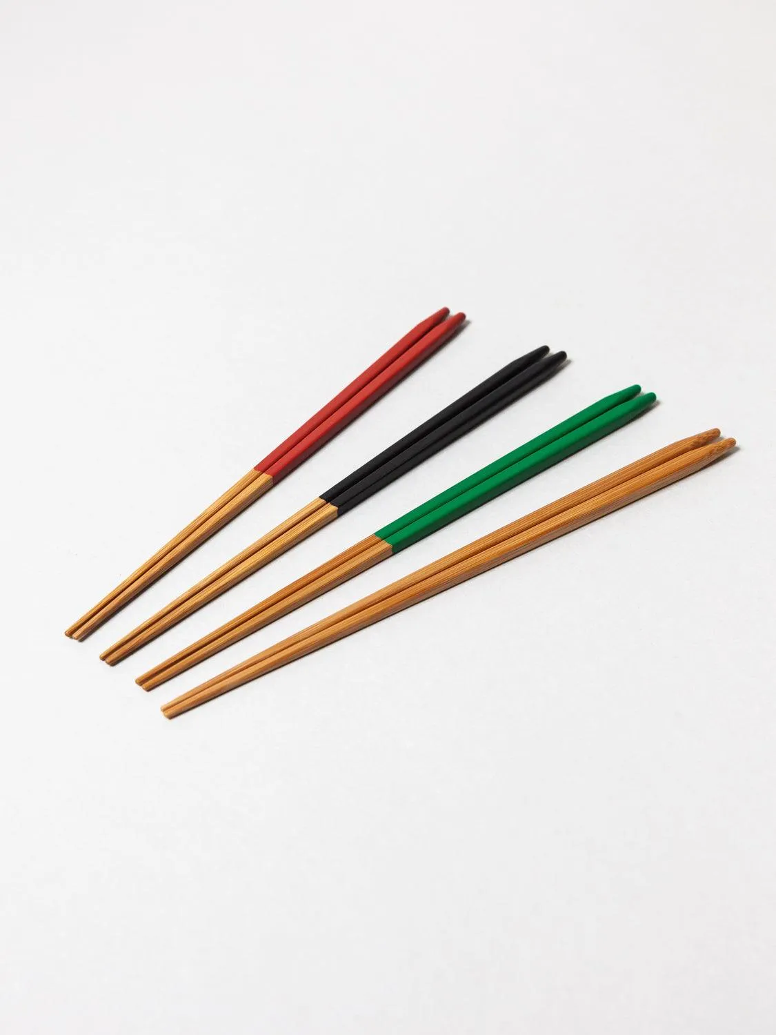 Slim Bamboo Chopsticks, Black