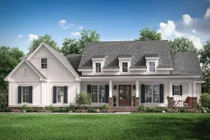 Stylish 3-Bedroom House with Bonus Room and Charming Porches