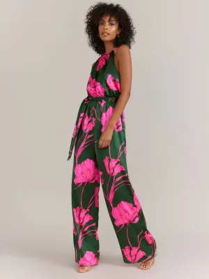 Sugarlips Halter Neck Floral Jumpsuit - Brands We Love