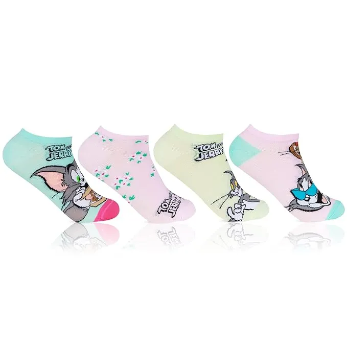 Tom & Jerry  Fashion Cotton Socks For Women -Pack Of 4