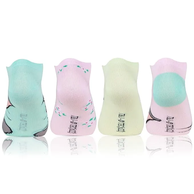 Tom & Jerry  Fashion Cotton Socks For Women -Pack Of 4