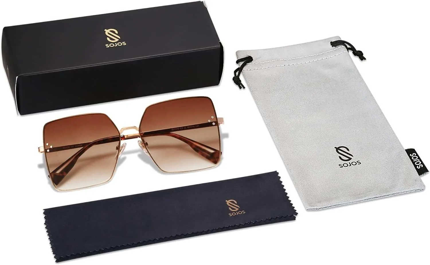 Trendy Oversized Square Sunglasses for Women