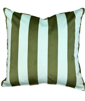 Warwick | Hendrix Oasis Stripe Velvet Cushion